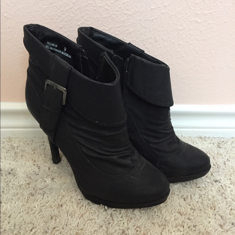 Black booties